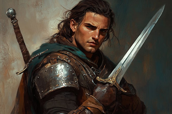 Bestseller - create a fantasy illustration and dnd character art