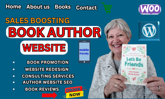 Bestseller - do landing page, author website, book website, book author website ebook website