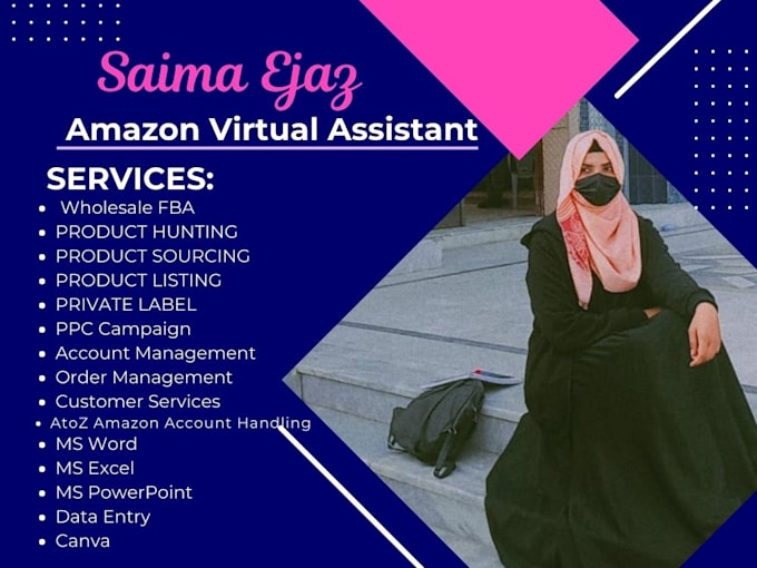 Gig Preview - Be your professional amazon virtual assistant