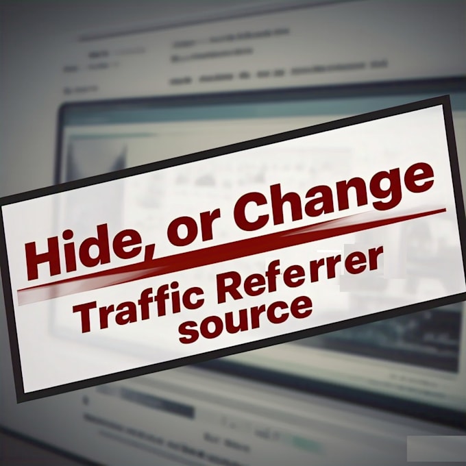 Gig Preview - Hide or change referrer information for any traffic