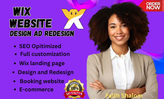 Bestseller - build wix website design wix website redesign, wix website development