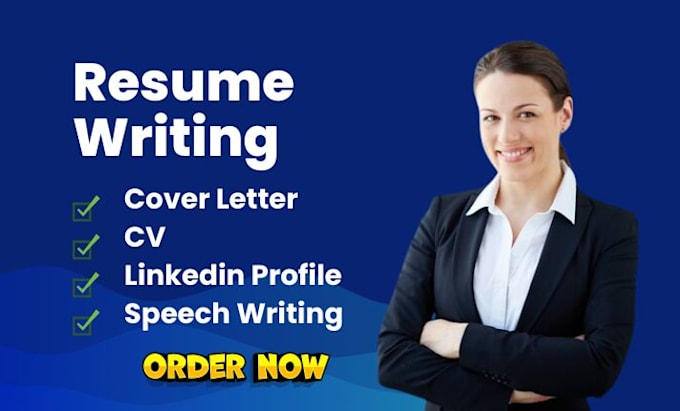 Gig Preview - Write resume, cv, cover letter, and optimize linkedin profile