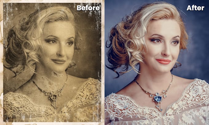 Gig Preview - Professionally enhance and restore old photos using photoshop and ai tools