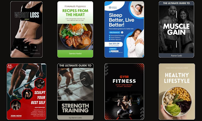 Gig Preview - Design health and fitness lead magnet, ebook, guide, etc