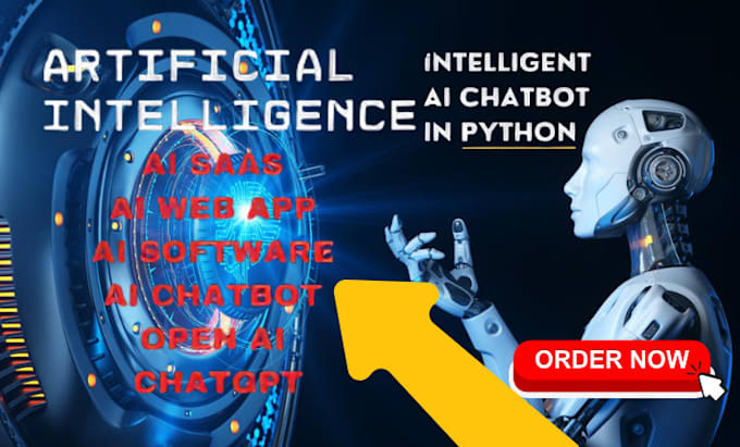 Gig Preview - Develop artificial intelligent software website apps with ai, ai chatbot