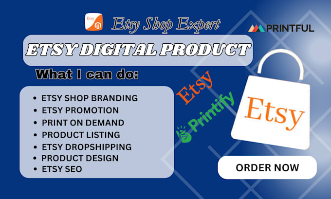 Bestseller - do etsy shop setup, etsy digital product, etsy listing, etsy seo