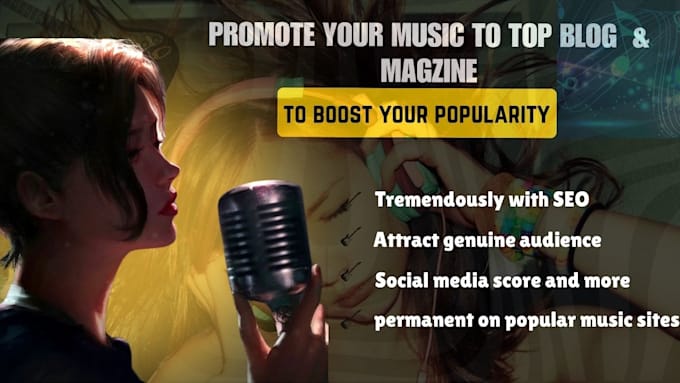 Bestseller - promote your music to top 30 popular music blog and magazine