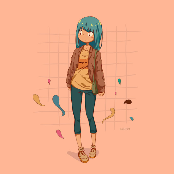 Bestseller - draw cute aesthetic character, avatar or fanart