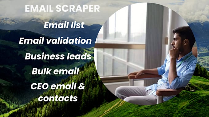 Gig Preview - Scrape email addresses, business leads, and niche targeted email list