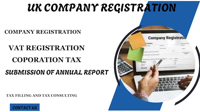 Gig Preview - Uk company registration as vat and file vat return at hmrc