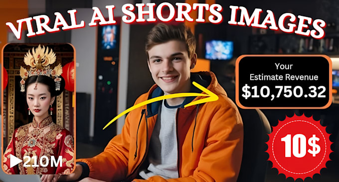 Gig Preview - Create amazing ai shorts images for your youtube videos