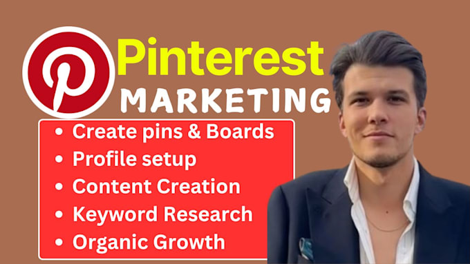 Gig Preview - Create custom pinterest pins boards, and marketing visuals