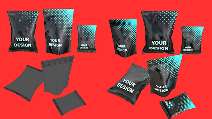 Gig Preview - Design 3d product models for manufacturing, 3d product packaging mockups