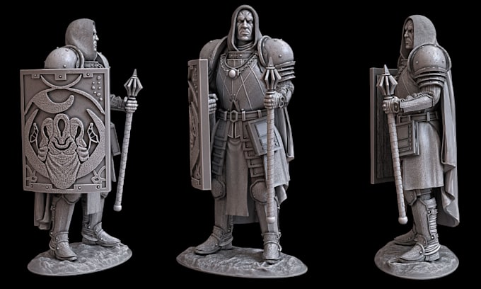 Gig Preview - Create high quality 3d models, characters and miniatures for 3d printing