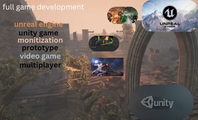 Gig Preview - Do unreal engine game development, unity game development