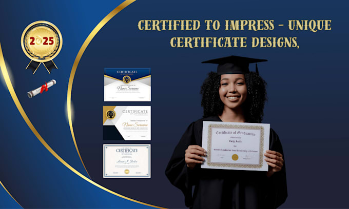 Bestseller - design elegant and custom certificates for all purposes