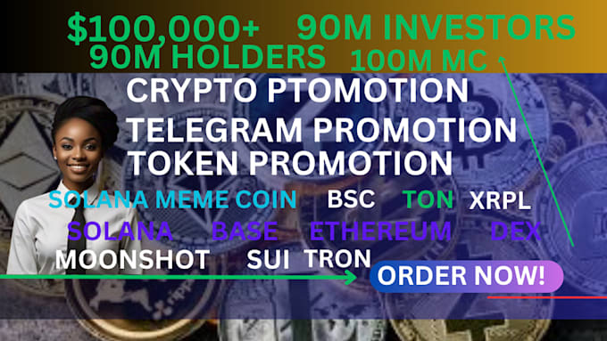 Gig Preview - Ton, xrpl, bsc, hyperliquid, 100m token investors, 90m mc, telegram promotion