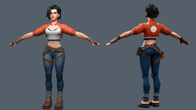 Gig Preview - Do 3d character modelling for games, printing, animations