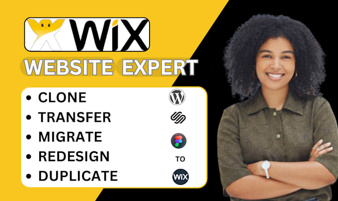 Gig Preview - Migrate wix to wordpress clone wix website squarespace to wix figma to wix studi