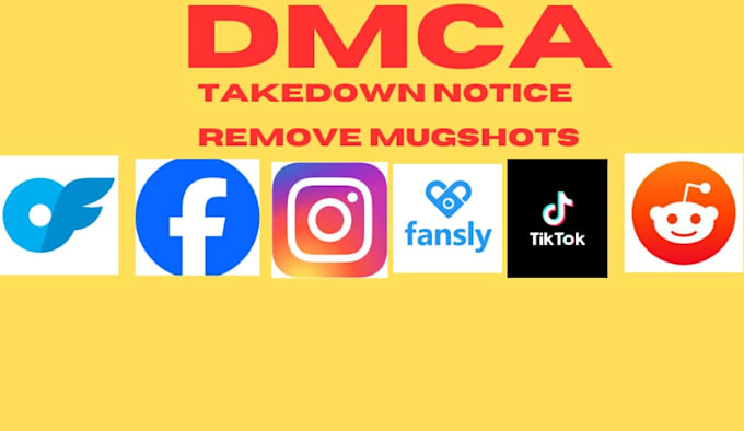 Gig Preview - Remove mugshots,leaked photo on google,facebook,instagram, reddit,under dmca