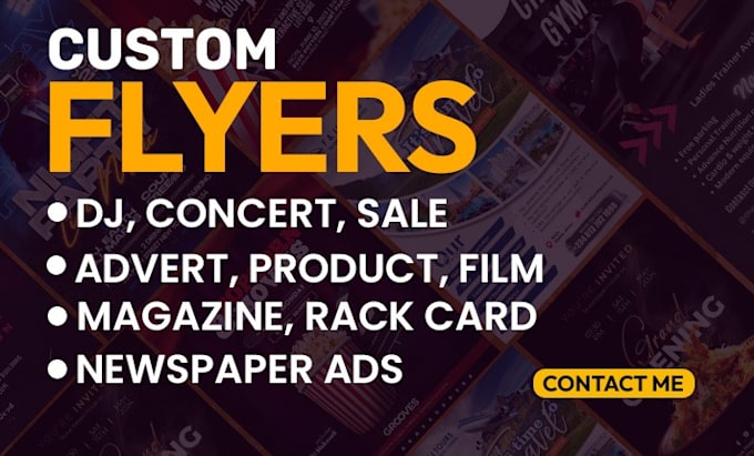 Gig Preview - Design flyer for concert dj sale product newspaper magazine ad advert rack card