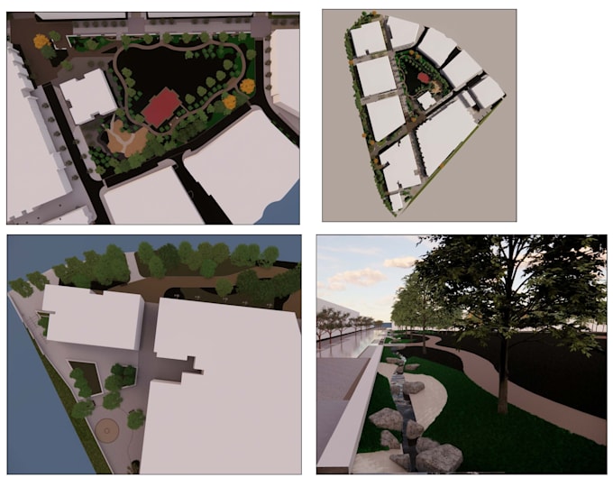 Gig Preview - Create bim model for landscape projects