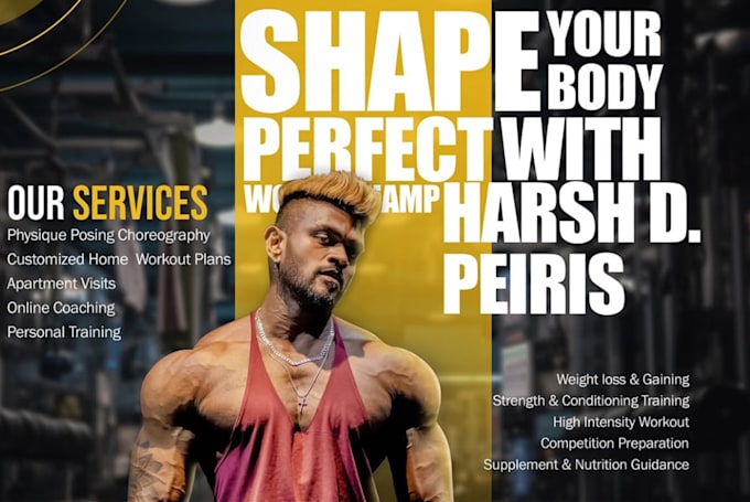 Gig Preview - Transform your body as a professional ifbb personal trainer