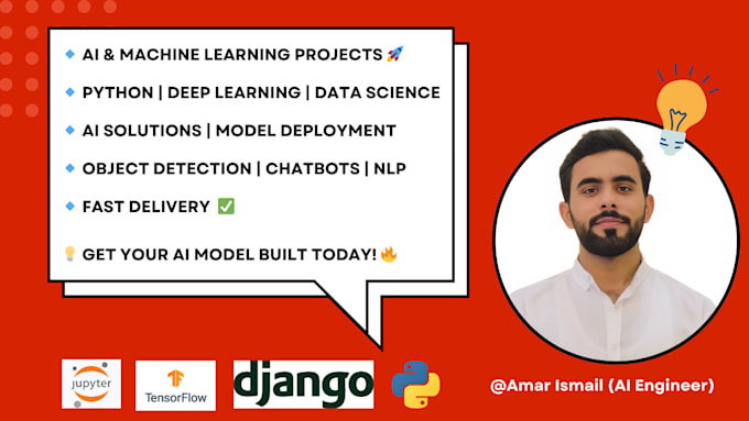 Gig Preview - Develop ai, machine learning, and deep learning projects using python