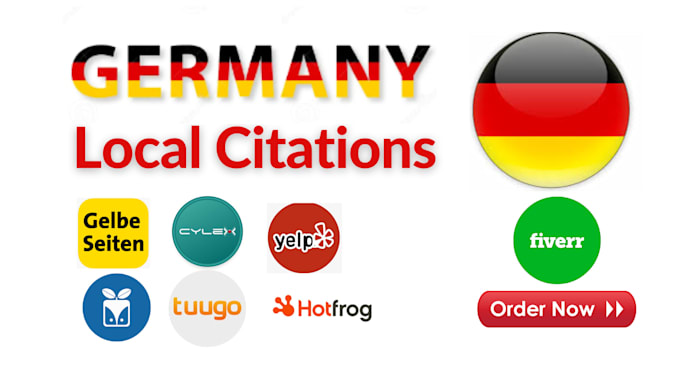 Gig Preview - Do germany local citations and german business listing for local SEO