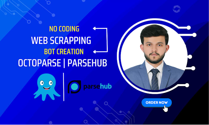 Bestseller - do complex website data scraping with octoparse and parsehub