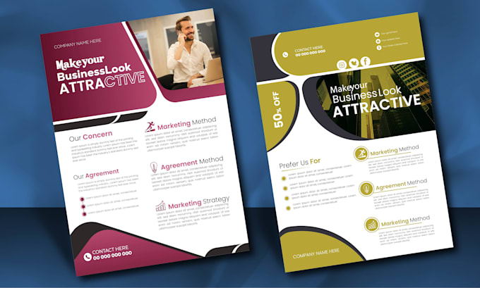 Gig Preview - Do business professional event flyer brochure design