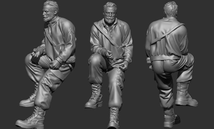 Gig Preview - Sculpt 3d action figure, articulated figure, 3d statue, funko pop, 3d printing