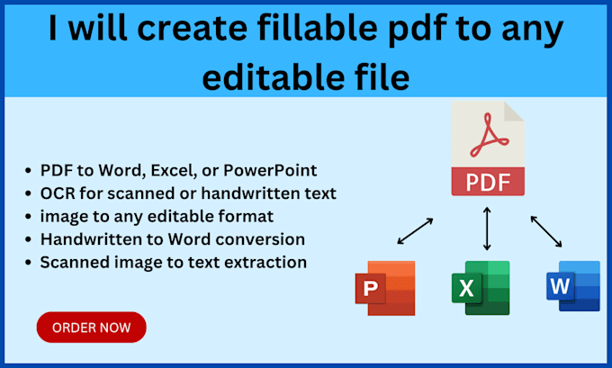 Bestseller - create fillable pdf to any editable file