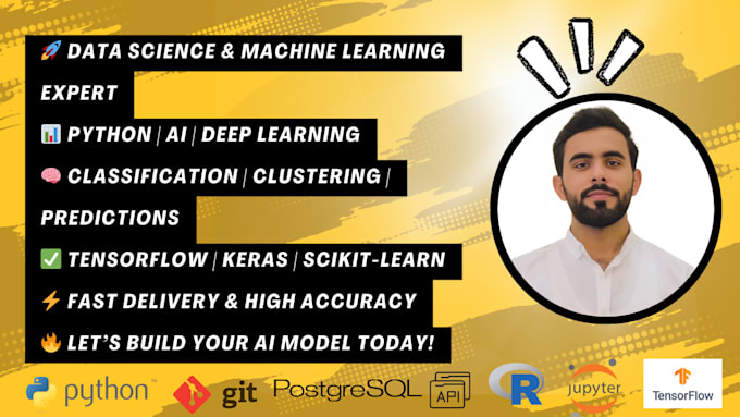 Gig Preview - Develop data science, machine learning, and python projects