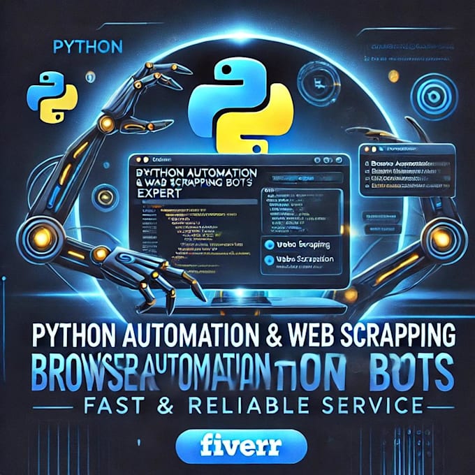 Gig Preview - Write python code for automation and web scraping