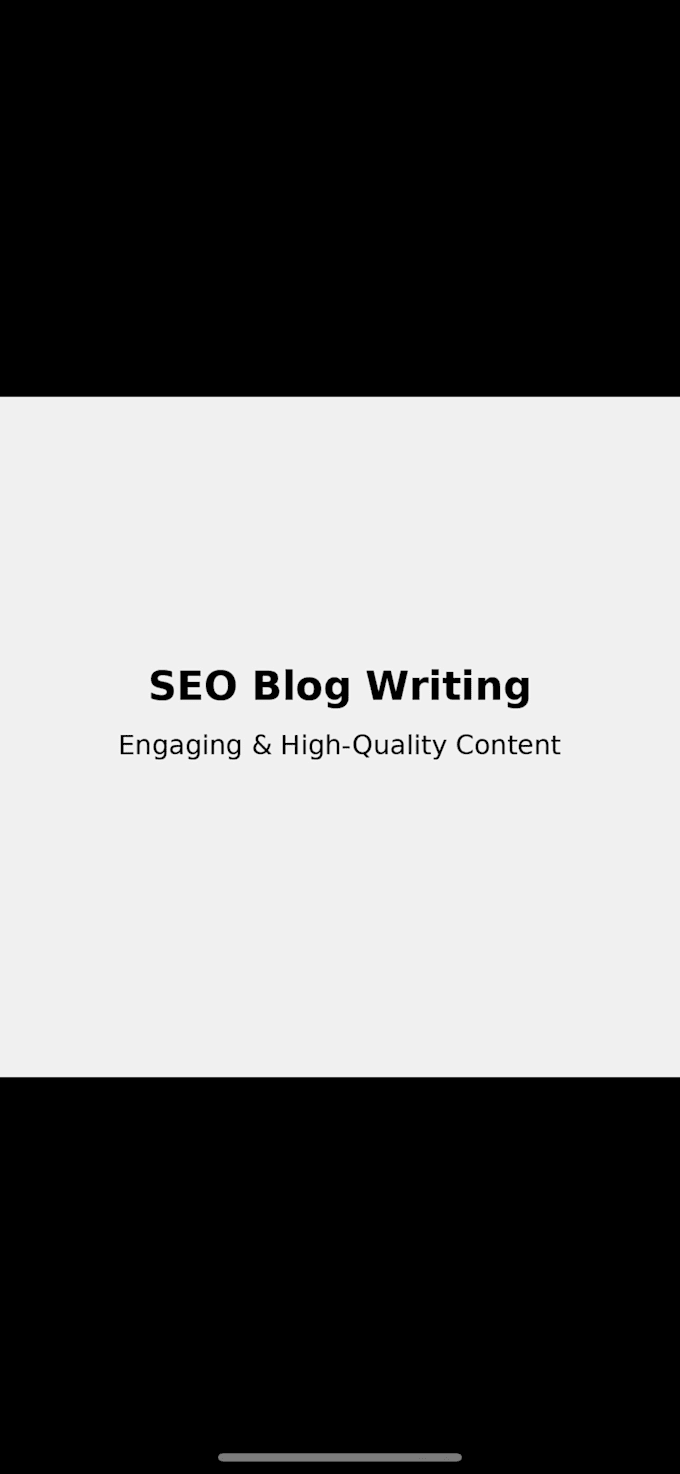 Gig Preview - Write SEO optimized blog posts and articles that rank