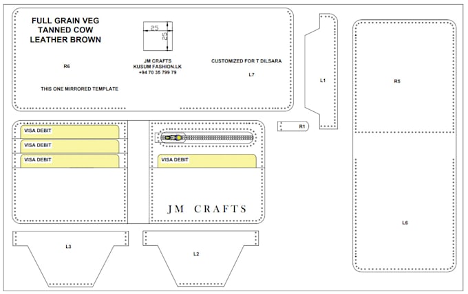 Gig Preview - Design patterns for leather and crafts any leather item