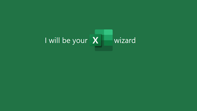 Gig Preview - Be your microsoft excel wizard