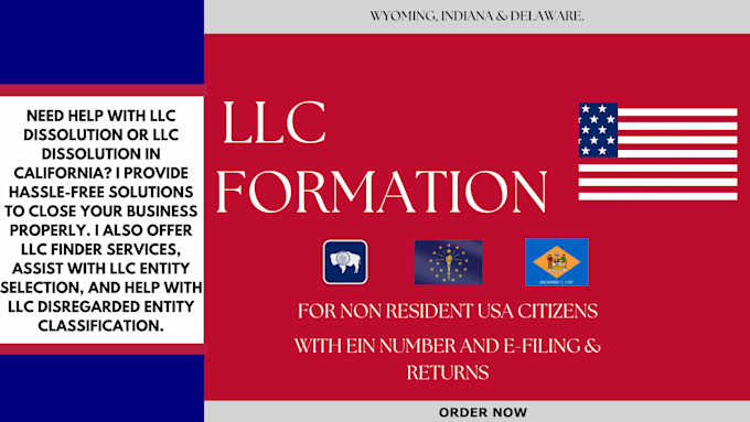 Gig Preview - Llc registration llc ein number llc formation llc annual report