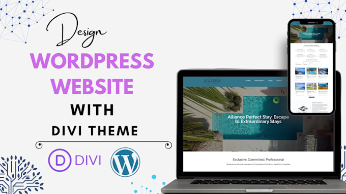 Gig Preview - Design your responsive wordpress website with divi theme