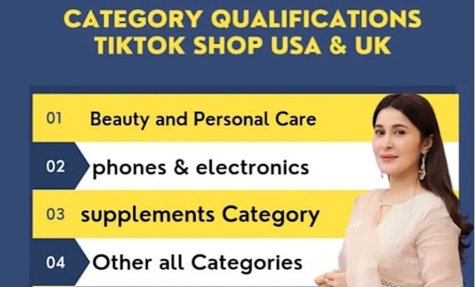 Gig Preview - Approve tiktok shop category restricted category for you