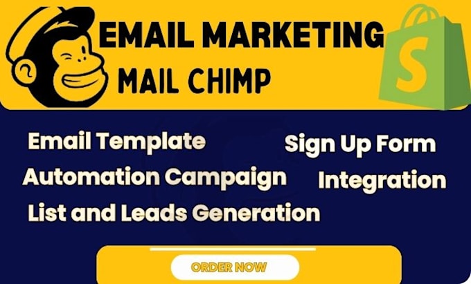 Gig Preview - Setup mailchimp automation email campaigns newsletter for your business