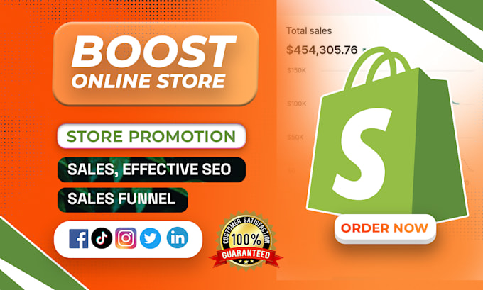 Gig Preview - Optimize shopify store, boost sales with marketing strategy, sales funnel