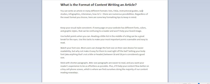 Gig Preview - Help you write blog or content as per your desire