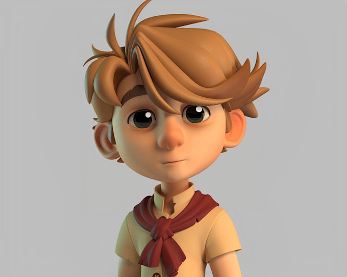 Gig Preview - Create 3d character modeling 3d character animation 3d cartoon character rigging