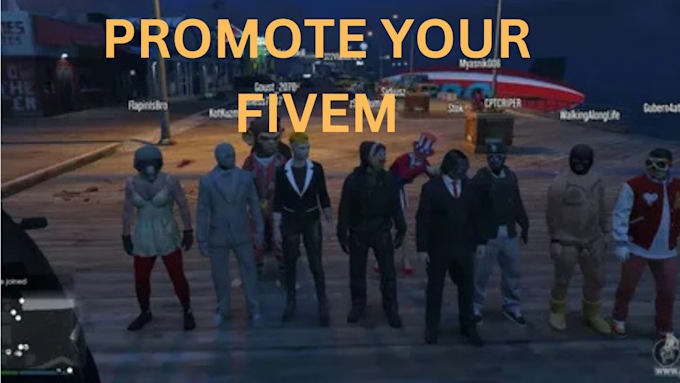 Gig Preview - Do fast fivem and discord server promotion with fivem ads