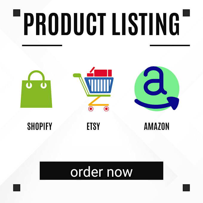 Gig Preview - List products on amazon, etsy, ebay, wayfair, shopify or upload bulk listings