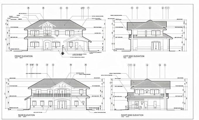 Gig Preview - Do architecture drawing site plan floor plan elevation pe stamp for city permit