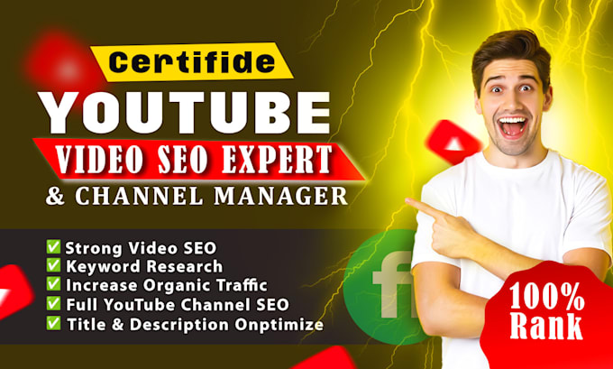 Bestseller - be your certified youtube video expert and channel manager