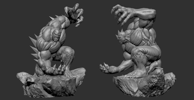 Gig Preview - Sculpt 3d model miniatures warhammer dnd tabletop figurines for 3d printing